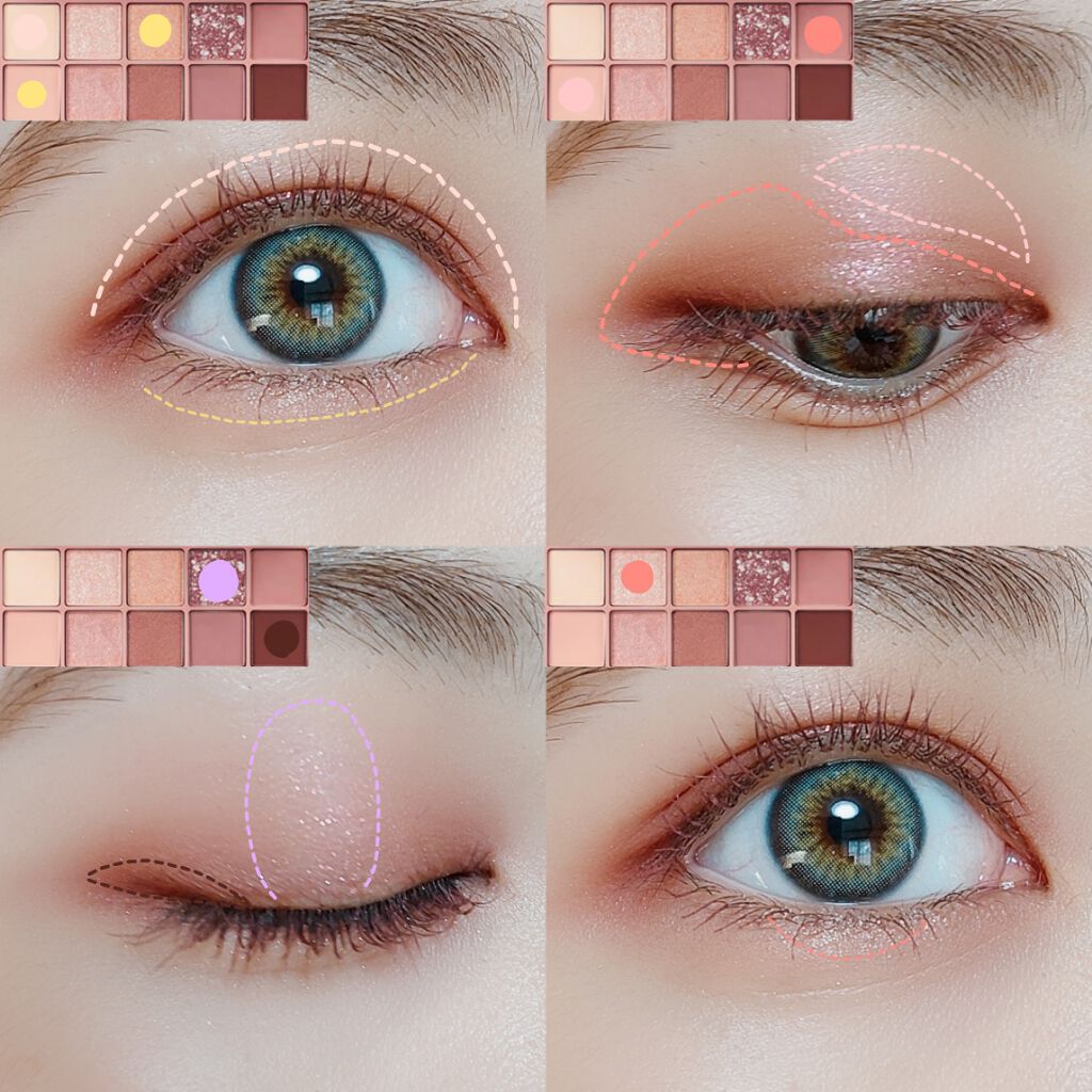 プロ アイ パレット/CLIO/アイシャドウパレットを使ったクチコミ(3枚目)