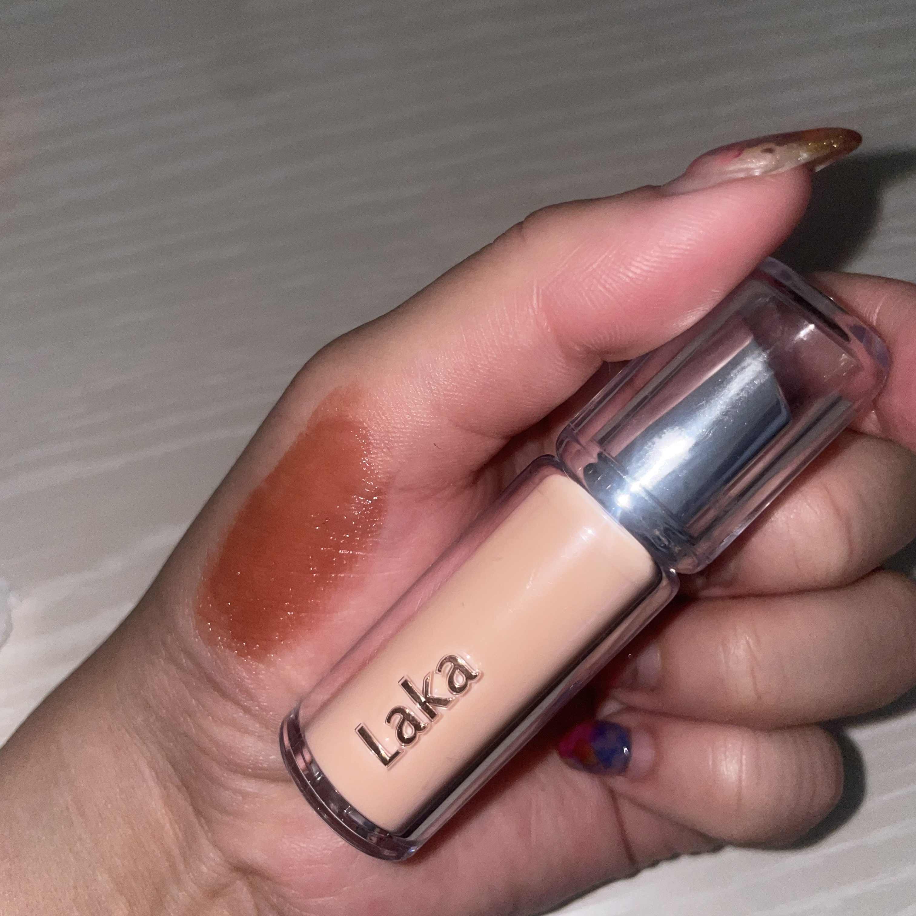 ボンディンググロウリップスティック/Laka/口紅を使ったクチコミ（1枚目）