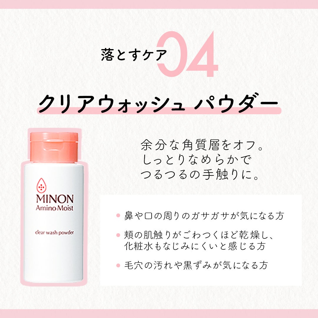 ミノン アミノモイスト クリアウォッシュ パウダー/ミノン/洗顔パウダーを使ったクチコミ(5枚目)
