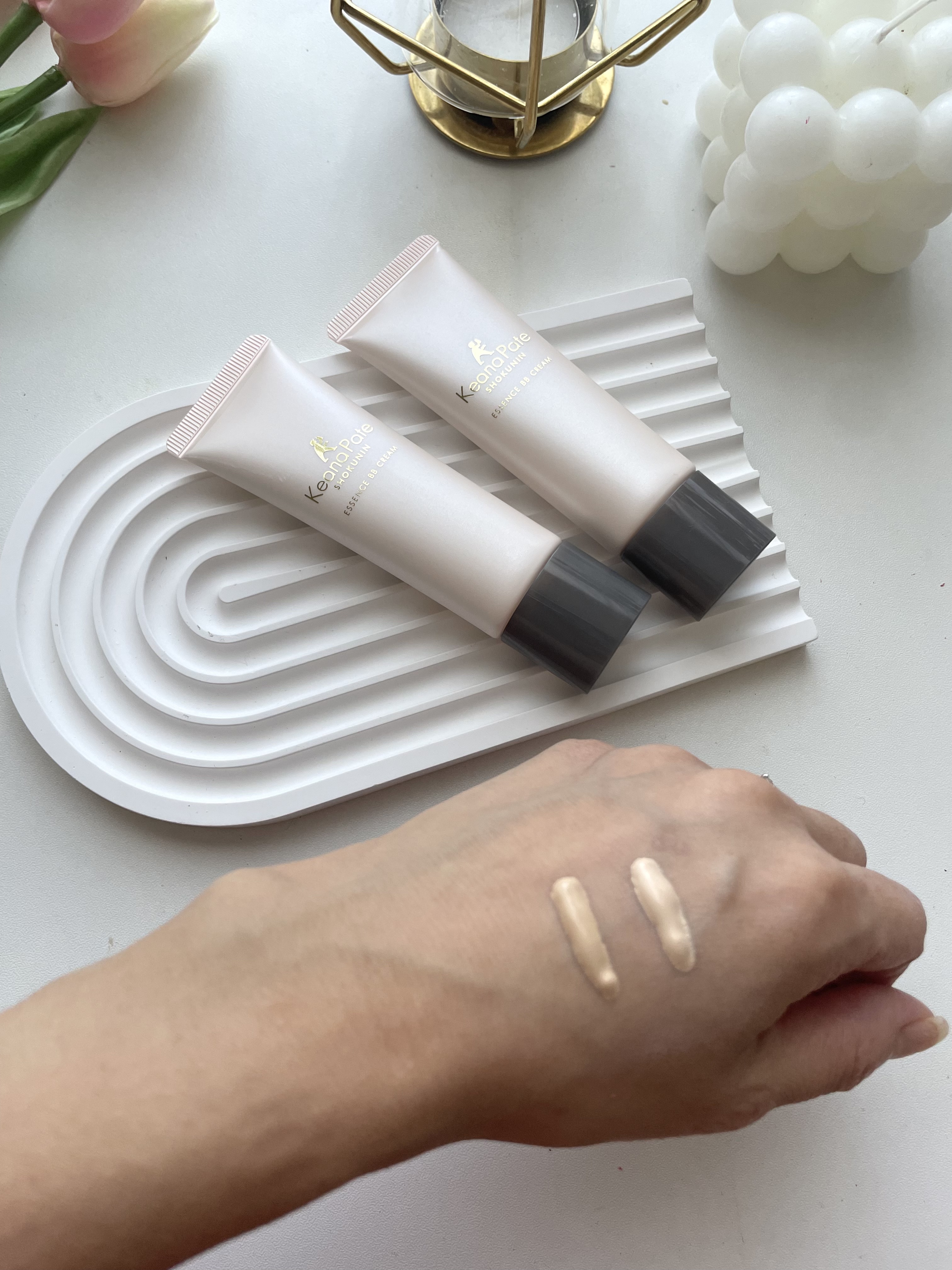 エッセンスBBクリーム N 01 ライトベージュ/毛穴パテ職人/BBクリームを使ったクチコミ（2枚目）