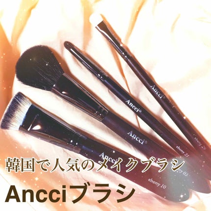 Ebony 10/Ancci brush/メイクブラシを使ったクチコミ(1枚目)