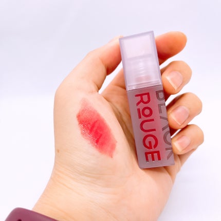 ダブルレイヤー オーバーベルベット/BLACK ROUGE/口紅を使ったクチコミ(3枚目)