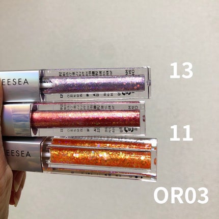 リキッド グリッター シャドウ/rom&nd/グリッターを使ったクチコミ(6枚目)