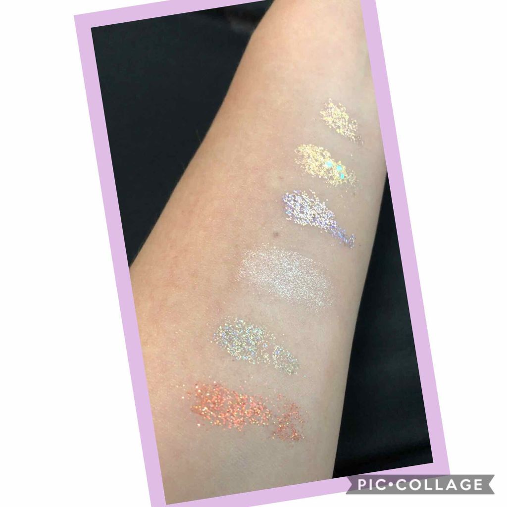 のぶみ on LIPS 「ColourPopのグリッターで夏仕様瞼に✨こんにちは!今日は..」(4枚目)