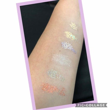 のぶみ on LIPS 「ColourPopのグリッターで夏仕様瞼に✨こんにちは！今日は..」（4枚目）