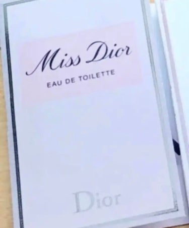 Dior ミス ディオール オードゥ トワレのクチコミ「Dior
ミス ディオール オードゥ トワレ

フローラルトワール、それは幸せの渦のように重な.....」（1枚目）