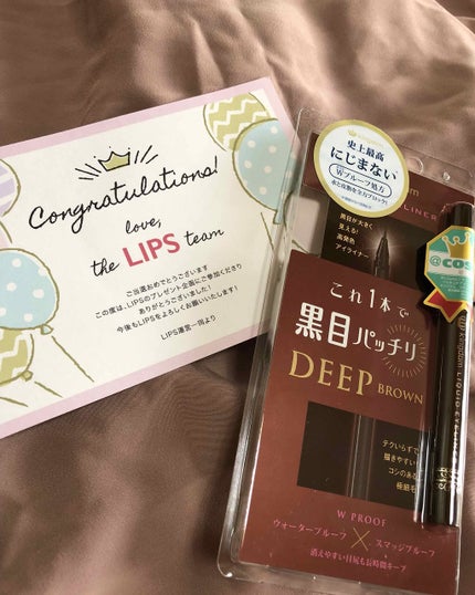 リキッドアイライナーS/キングダム/リキッドアイライナーを使ったクチコミ(1枚目)