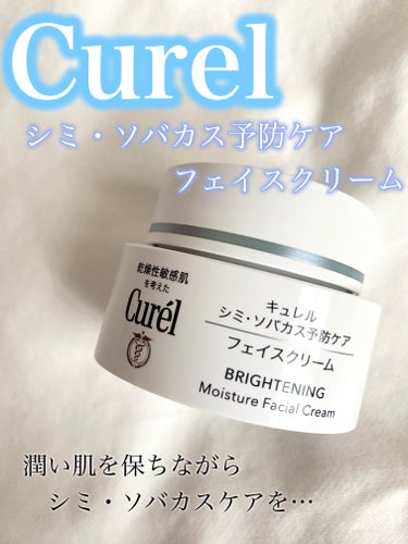 キュレル シミ・ソバカス予防ケア　フェイスクリームのクチコミ「暖かくなる時期に備えシミケアを…🍃塗り心地滑らかで自然な使用感がお気に入りです😌

ーーーーー.....」（1枚目）