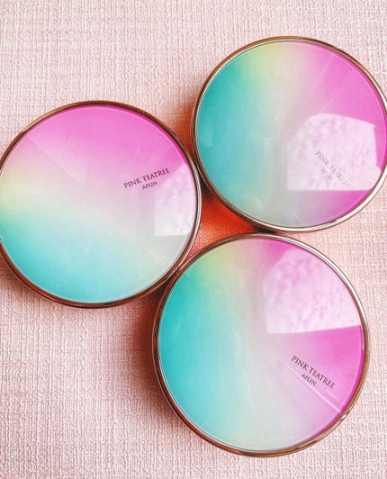 ピンクティーツリーカバークッション/APLIN/クッションファンデーションを使ったクチコミ(6枚目)