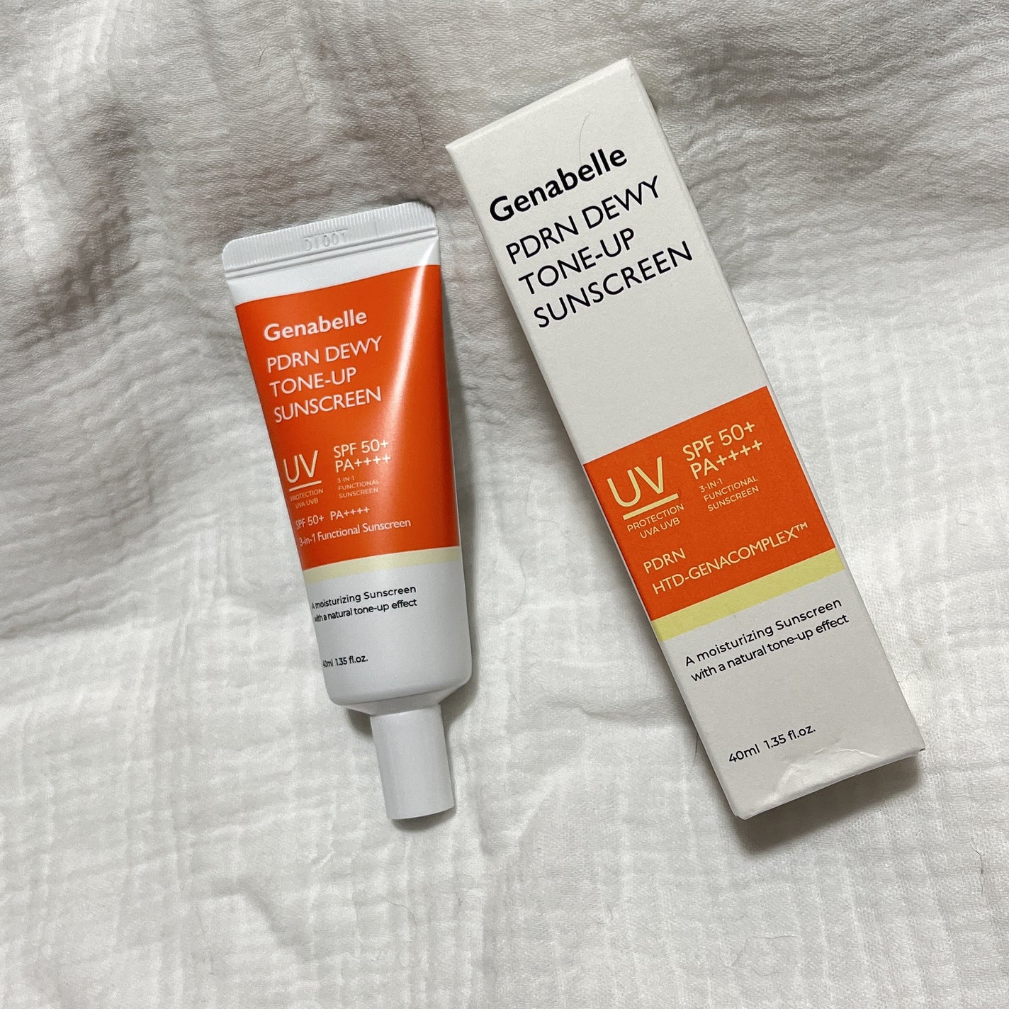 PDRNデューイートーンアップサンスクリーン/Genabelle/日焼け止めミルクを使ったクチコミ(5枚目)