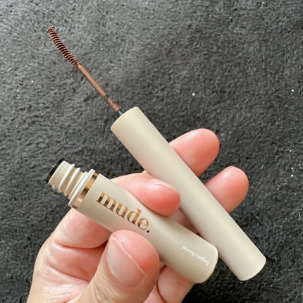 スキニーマスカラ/mude/マスカラを使ったクチコミ(3枚目)