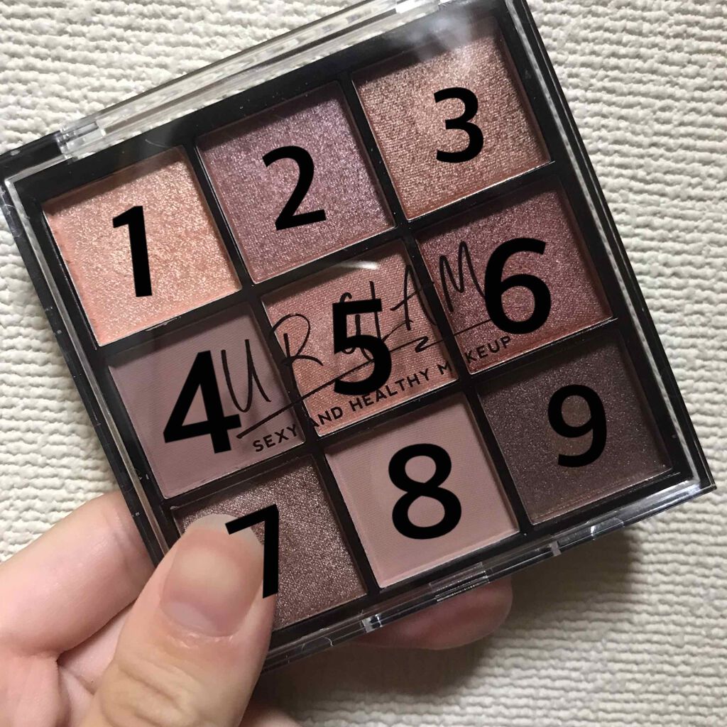 UR GLAM　BLOOMING EYE COLOR PALETTE/U R GLAM/アイシャドウパレットを使ったクチコミ（3枚目）