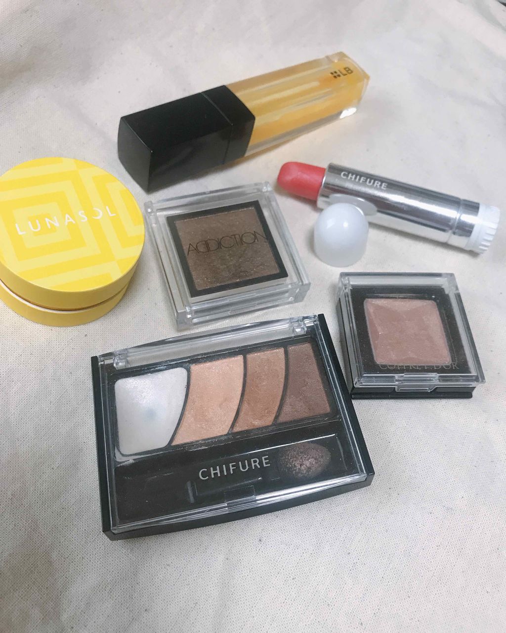 グラデーション アイ カラー（チップ付）/ちふれ/アイシャドウパレットを使ったクチコミ（2枚目）