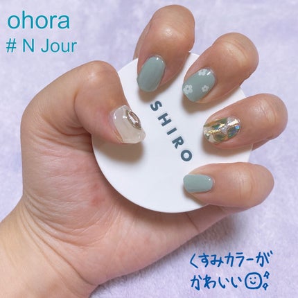 セミキュアジェルネイル(ハンド)/ohora/ネイルシールを使ったクチコミ(1枚目)