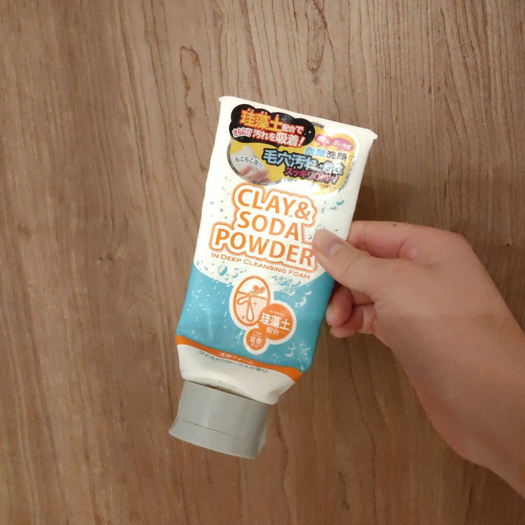 クレイ&ソーダパウダーインディープクレンジングフォーム/株式会社イヴ/洗顔フォームを使ったクチコミ(1枚目)