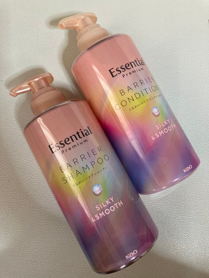 エッセンシャルプレミアム バリアシャンプー・コンディショナー シルキー&スムース/エッセンシャル/市販シャンプーを使ったクチコミ(1枚目)