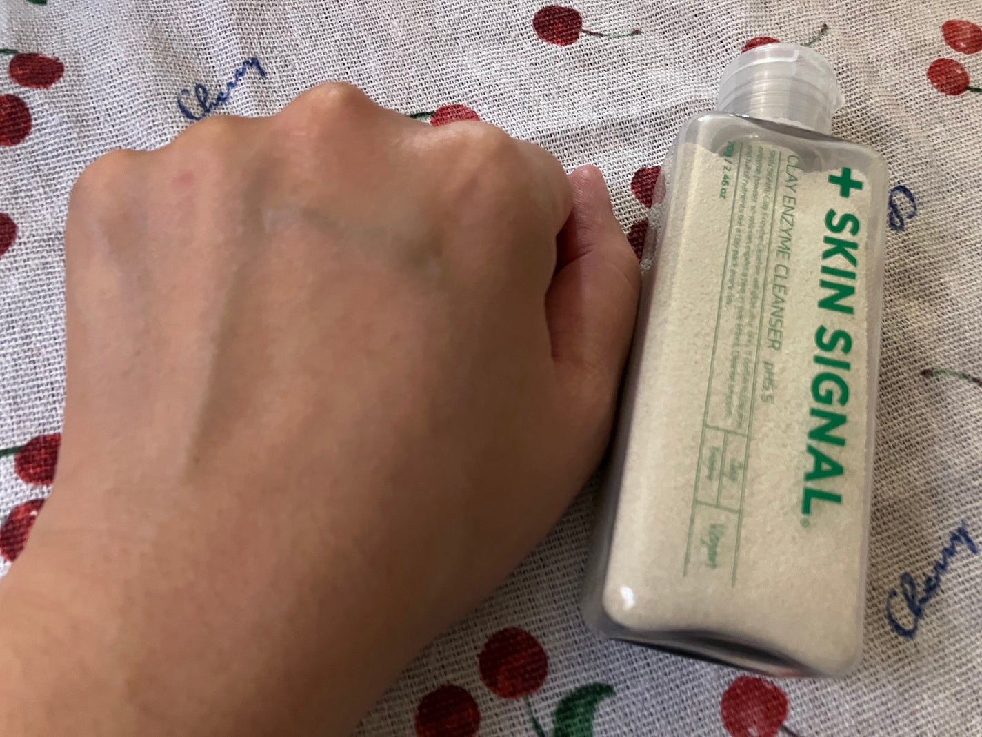 グリーン クレイ酵素クレンザー/SKIN SIGNAL/洗顔パウダーを使ったクチコミ(8枚目)