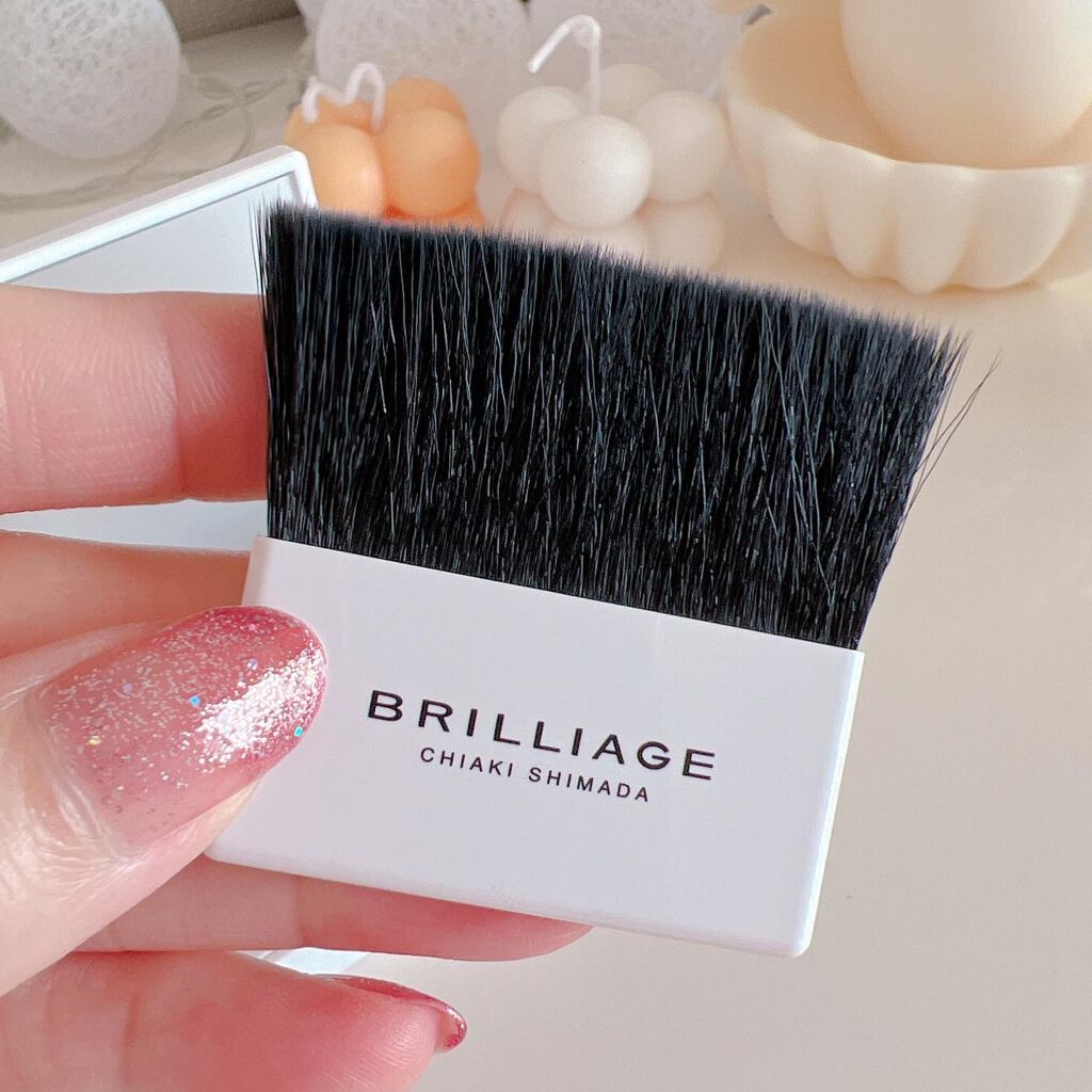 パウダリーファンデーション ソフトシャイニー/ブリリアージュ/パウダーファンデーションを使ったクチコミ(6枚目)