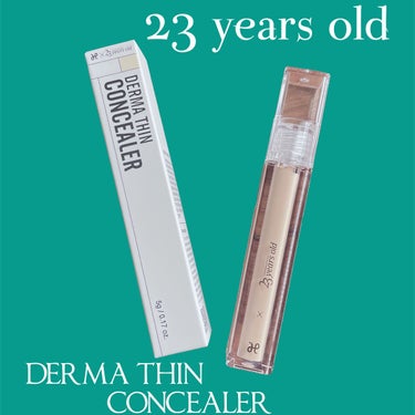 23 years old🥀DERMA THIN CONCEALER

Glow beige 1Y

ドクダミ成分配合で敏感肌にも使えるコンシーラー✨
薄づきなのにカバー力もあり伸びがいいので
軽めのファ