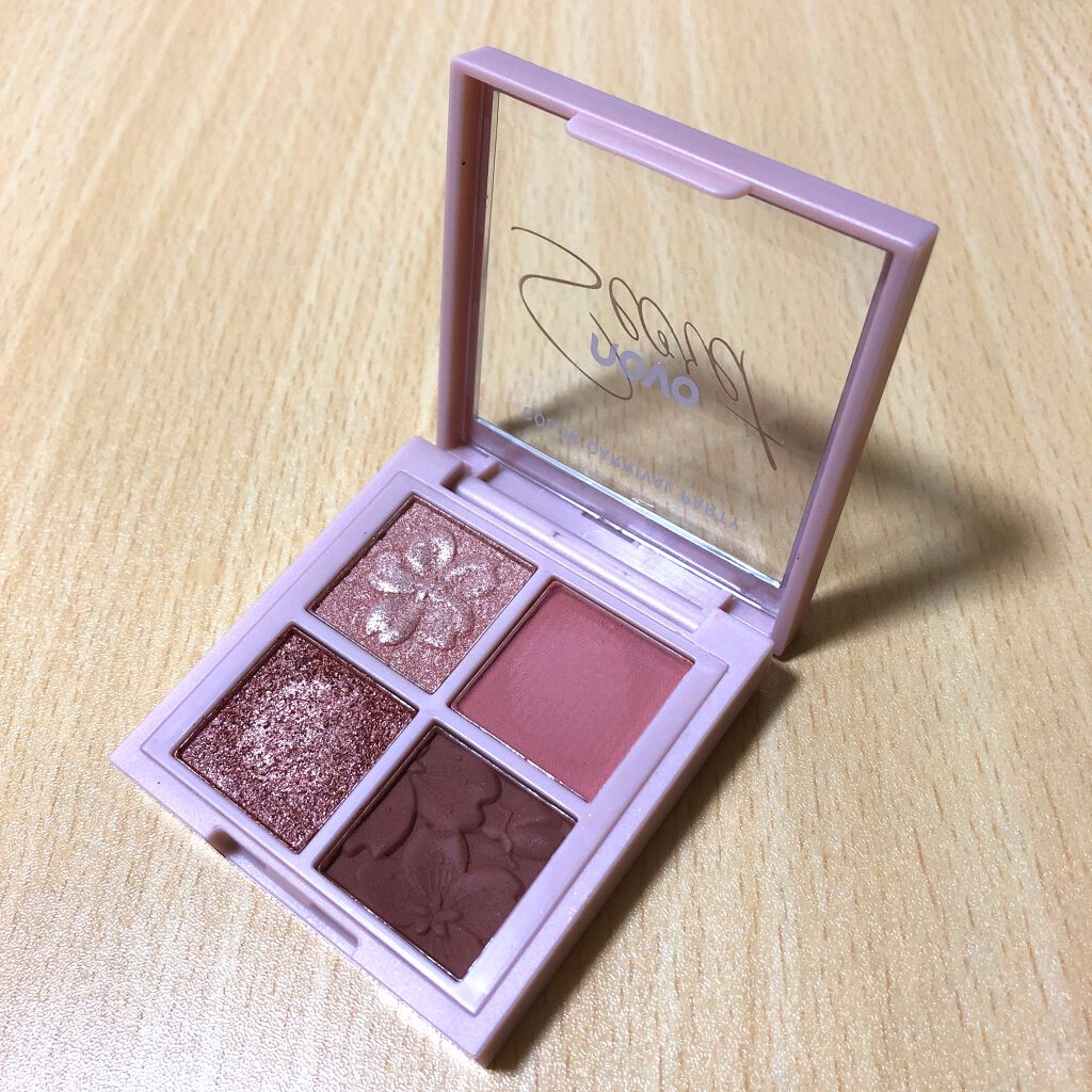 チェリーブロッサム 4色アイシャドウ/NOVO/アイシャドウパレットを使ったクチコミ(1枚目)