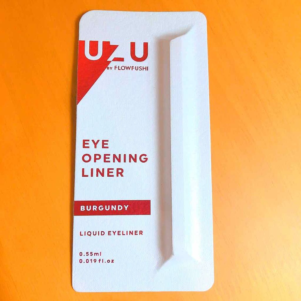 EYE OPENING LINER/UZU BY FLOWFUSHI/リキッドアイライナーを使ったクチコミ（1枚目）