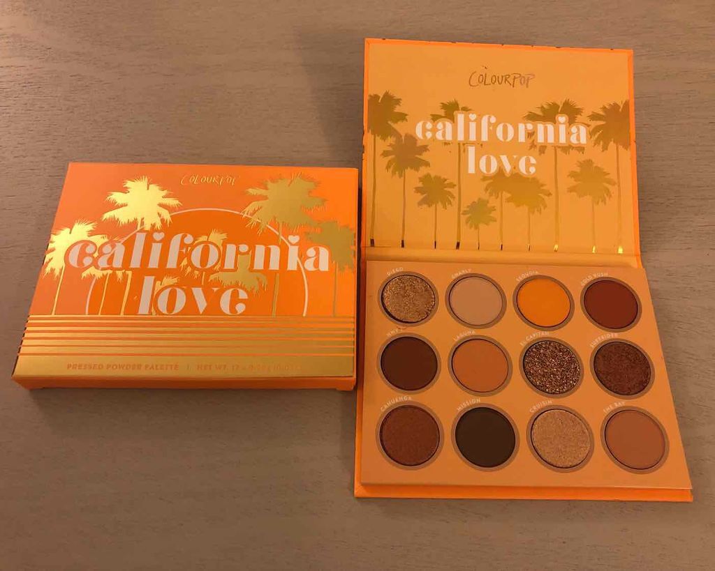 California Love/ColourPop/アイシャドウパレットを使ったクチコミ(1枚目)