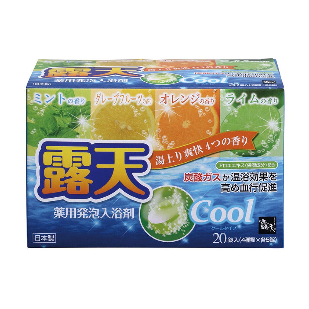 露天 薬用発泡入浴剤 クールアソート 扶桑化学