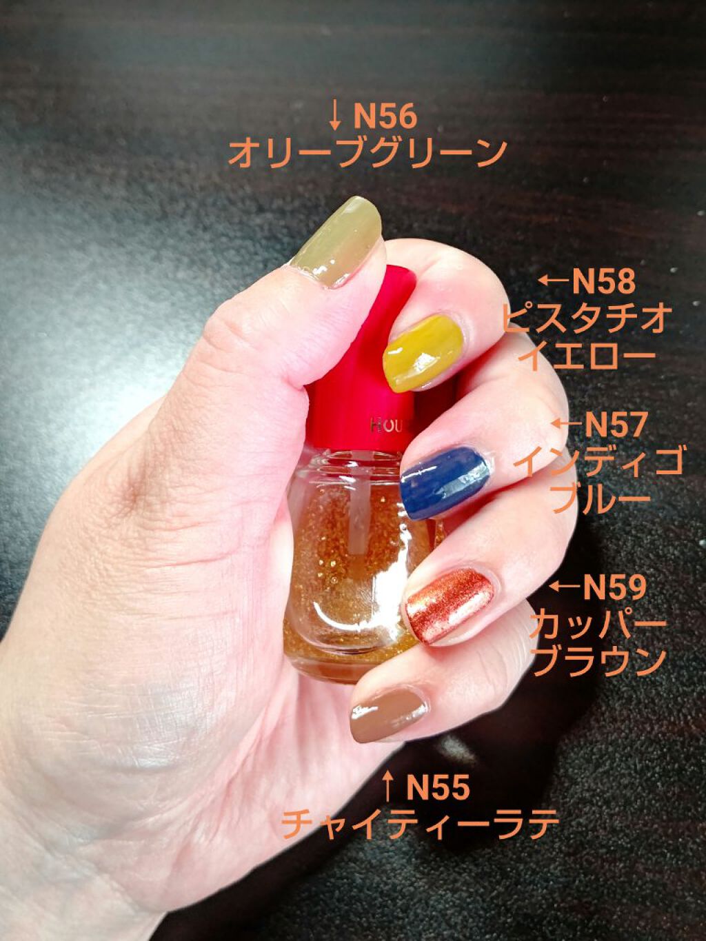 カラフルネイルズ/キャンメイク/マニキュアを使ったクチコミ（3枚目）