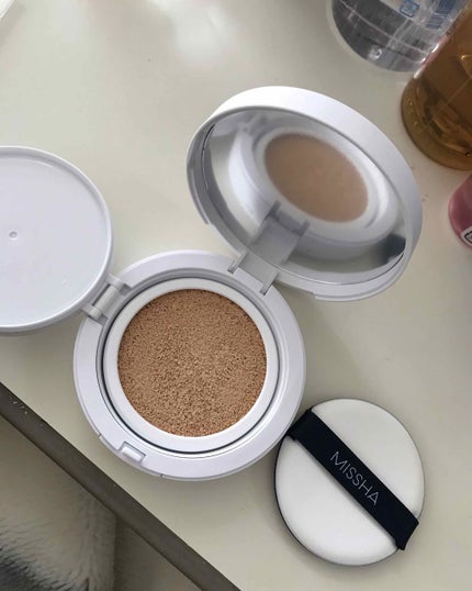 マジッククッション(カバーラスティング)/MISSHA/クッションファンデーションを使ったクチコミ(2枚目)
