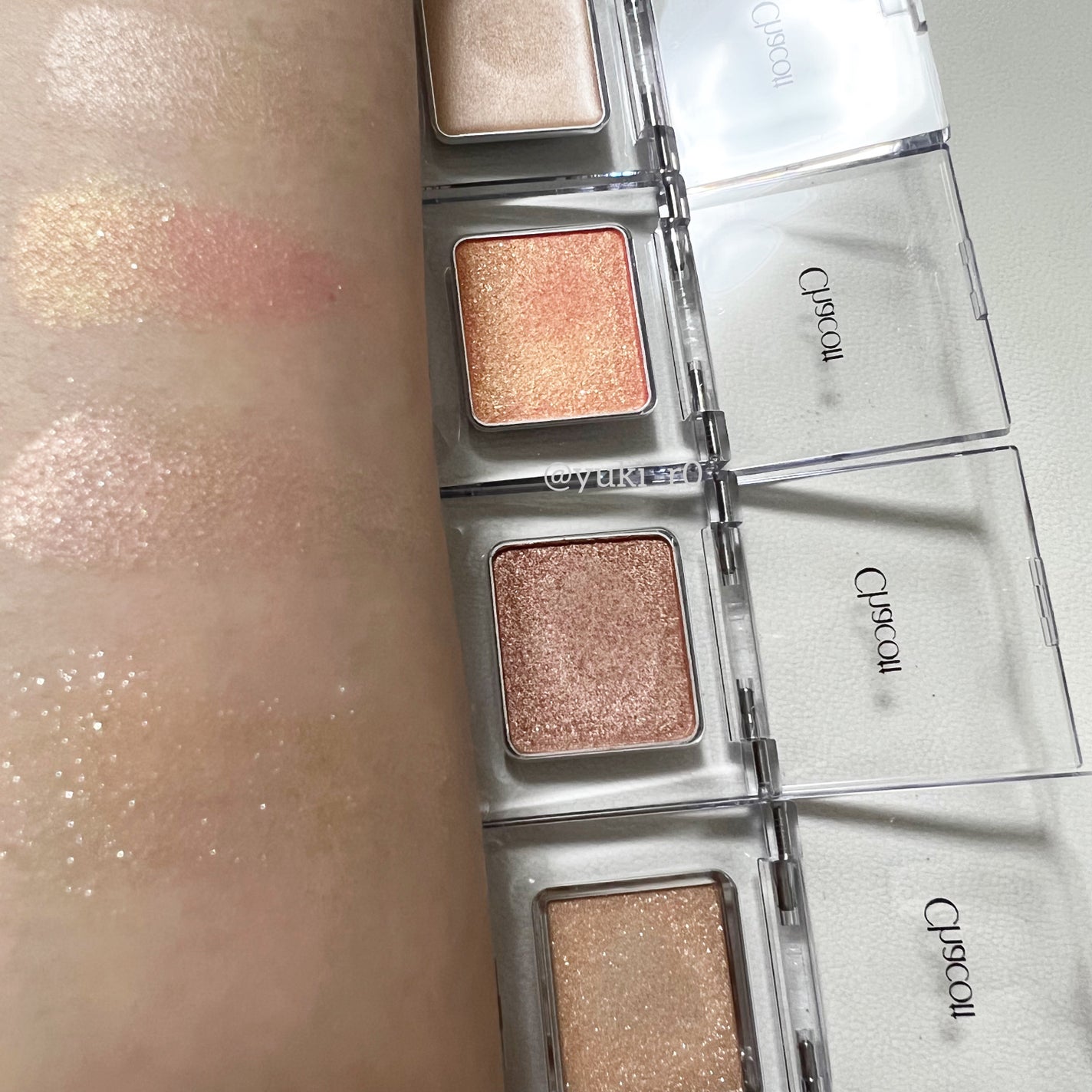 マルチカラーバリエーション トゥインクル/チャコット・コスメティクス/単色アイシャドウを使ったクチコミ(4枚目)