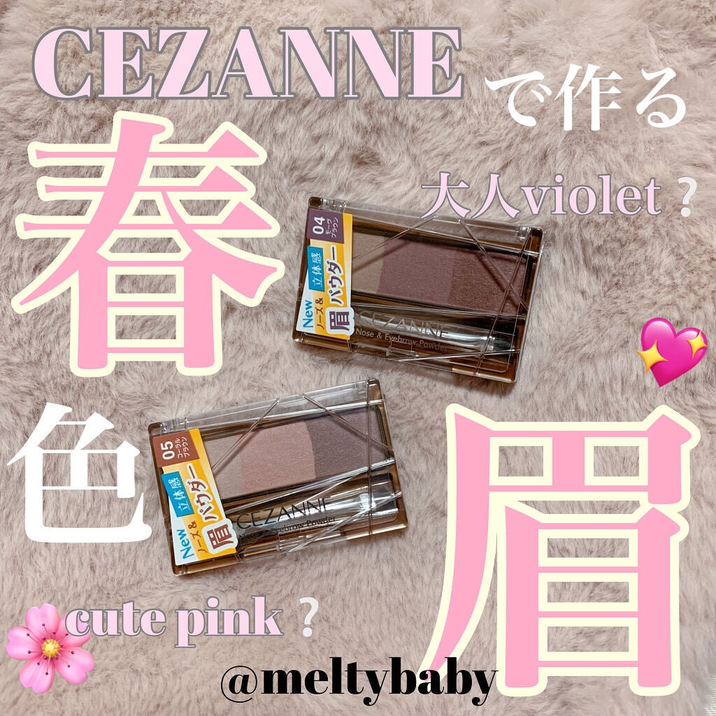 ノーズ&アイブロウパウダー/CEZANNE/パウダーアイブロウを使ったクチコミ(1枚目)