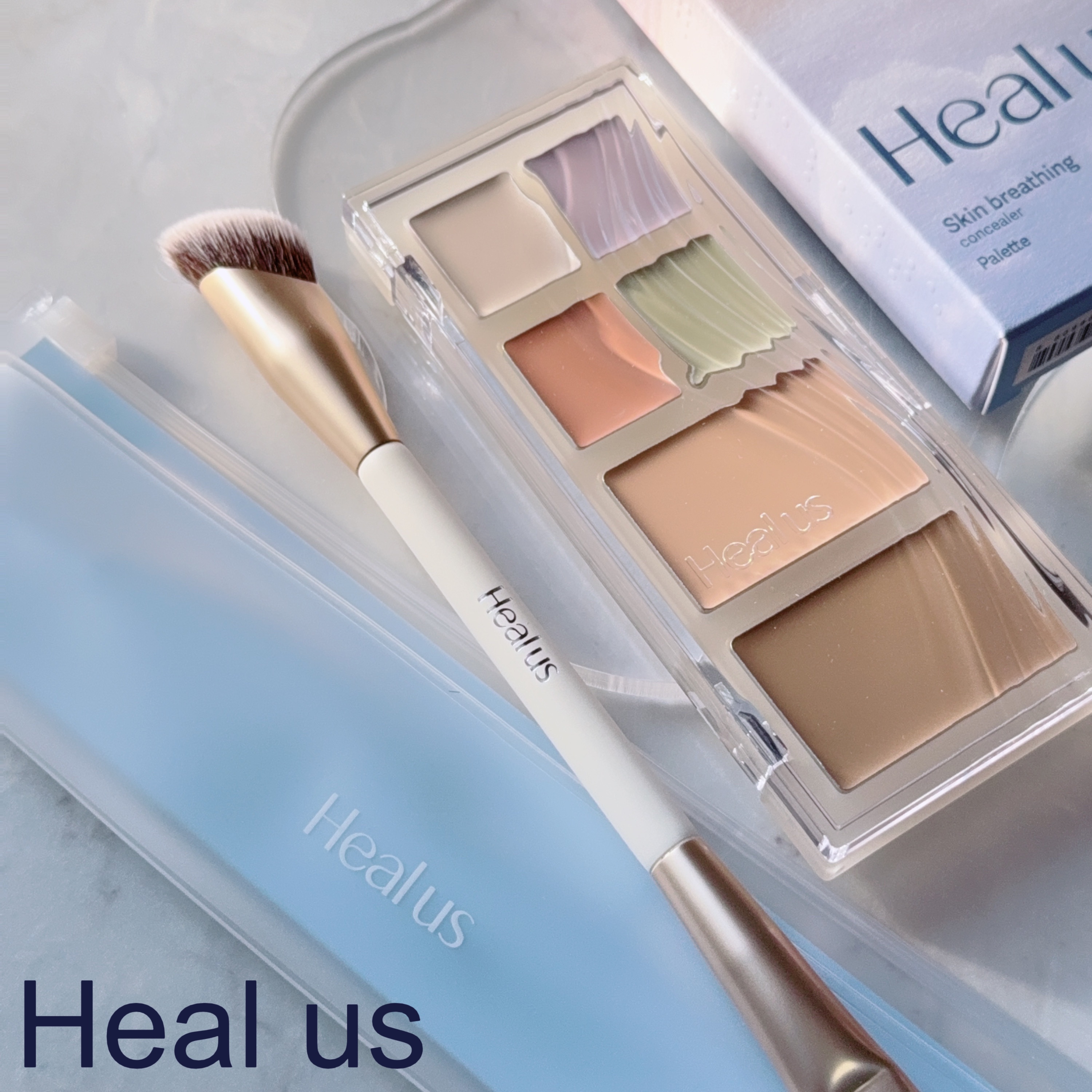 ブリージングコンシーラーパレット/Healus/パレットコンシーラーを使ったクチコミ（1枚目）
