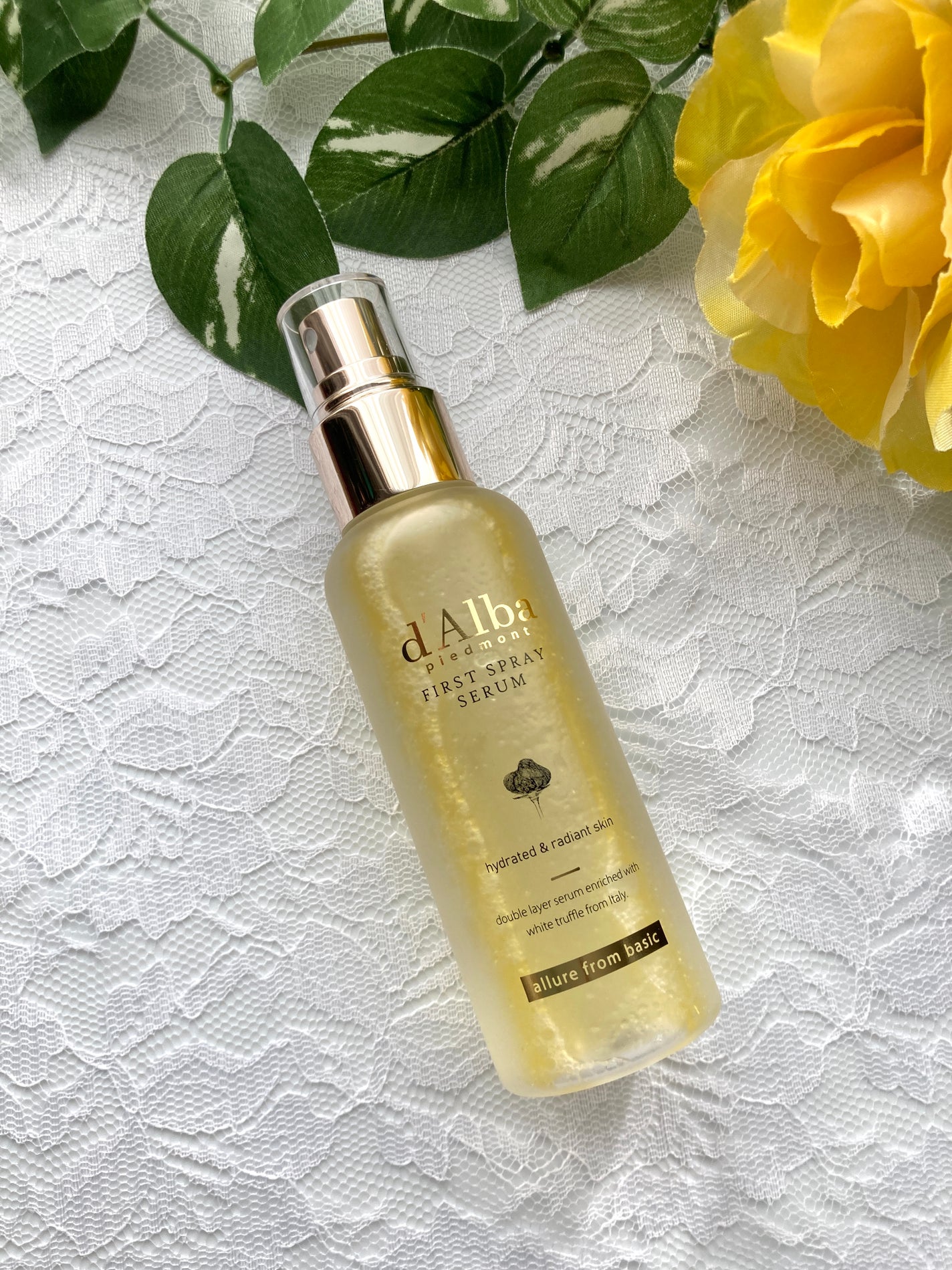 ダルバ ホワイトトリュフファーストスプレーセラム/ダルバ/ミスト状化粧水を使ったクチコミ(2枚目)