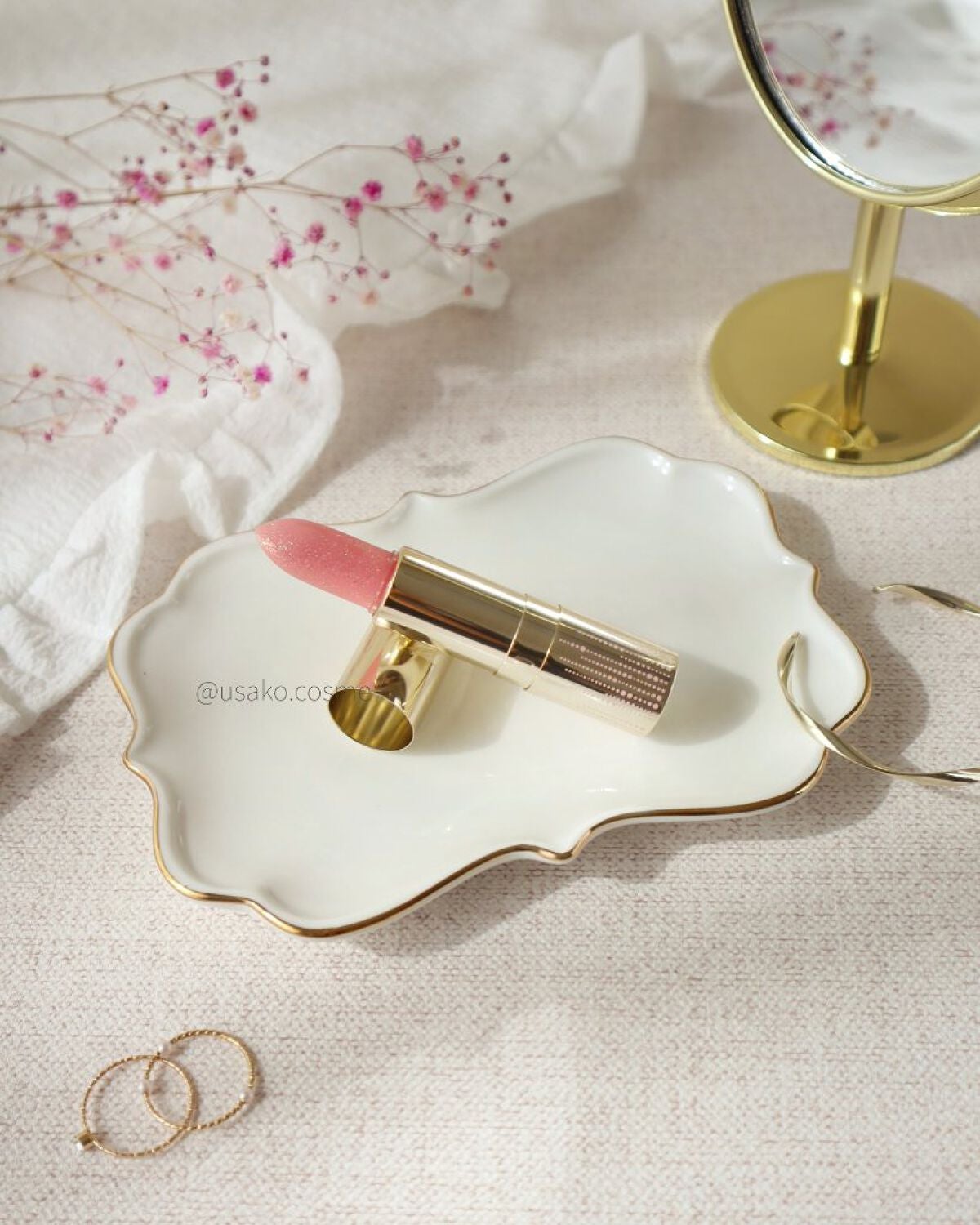 リシェ ダイヤモンド ティント セラム/Visée/リップケアを使ったクチコミ(3枚目)