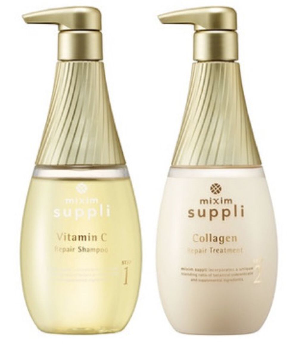 ビタミン リペアシャンプー／コラーゲン リペアヘアトリートメント/mixim suppli/市販シャンプーを使ったクチコミ（1枚目）