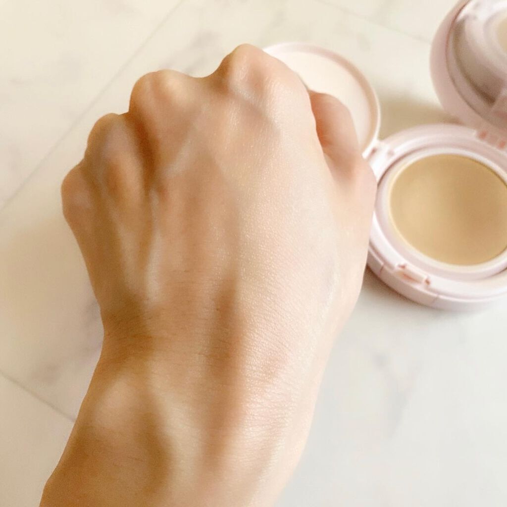 アクアリースキンウェア コンパクト用 パフ/ESPRIQUE/クッションファンデーションを使ったクチコミ（3枚目）