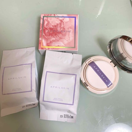 超スリムクッション/APRILSKIN/クッションファンデーションを使ったクチコミ(3枚目)