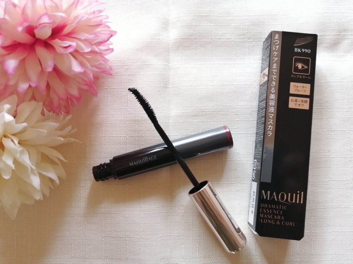 ドラマティックエッセンスマスカラ (ロング＆カール)/マキアージュ/マスカラを使ったクチコミ（1枚目）