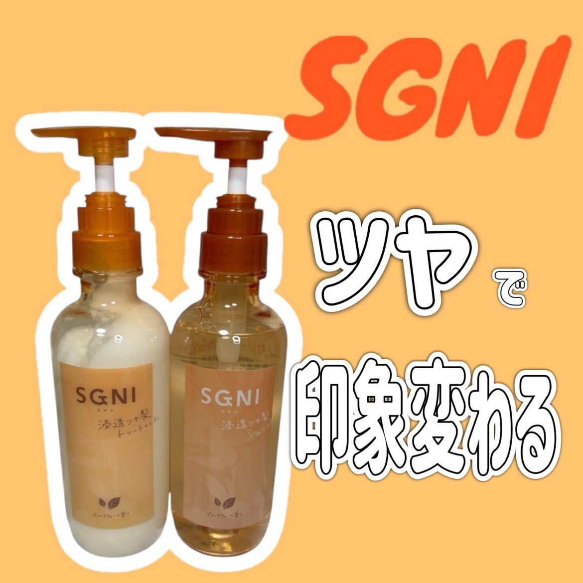 スグニ 浸透ツヤ髪 シャンプー/トリートメント/SGNI/市販シャンプーを使ったクチコミ（1枚目）