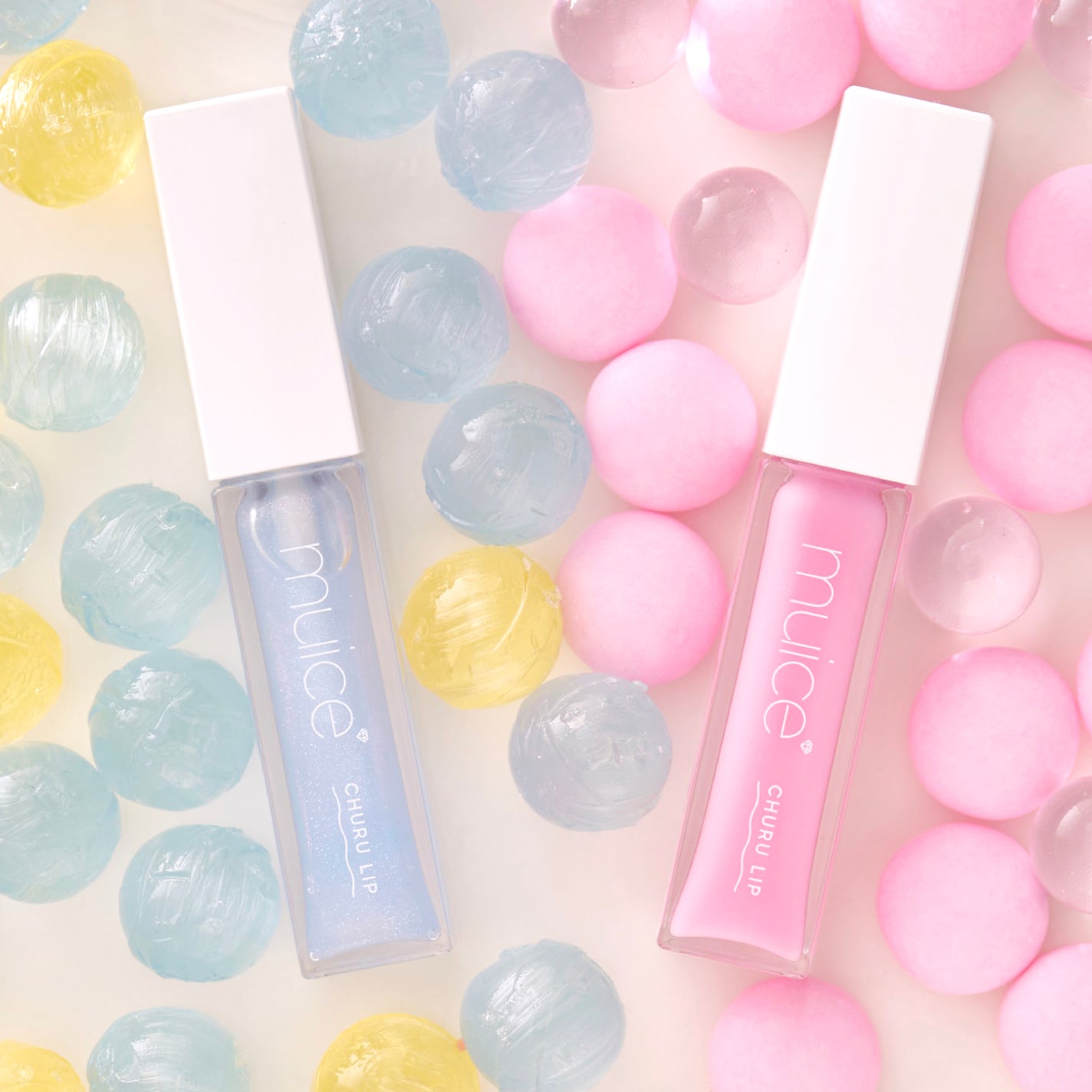 【夏コスメ2024】muiceより大人気の「ちゅるリップランパー」から透明感あふれる2色の限定色が新登場!の画像