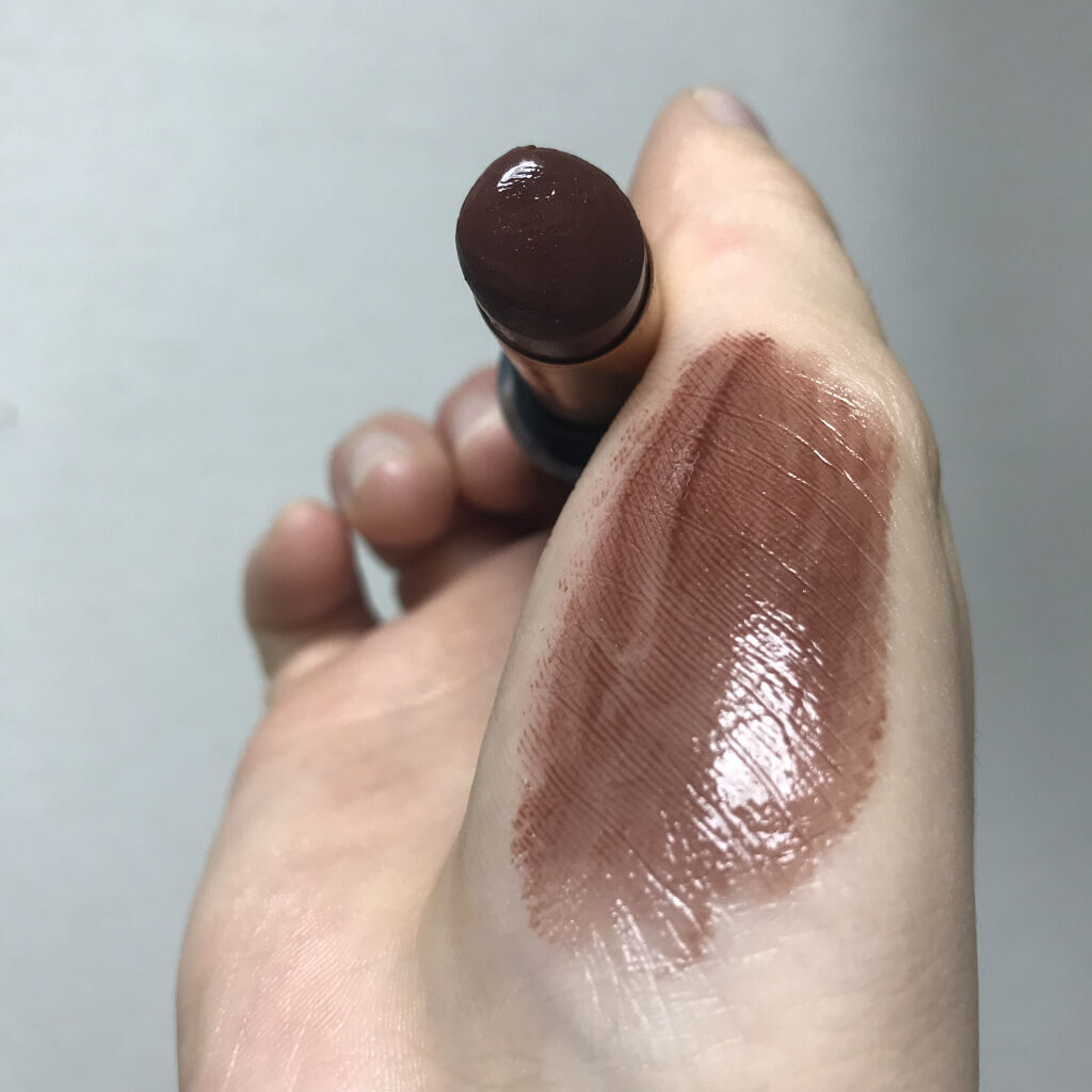 レブロン スーパー ラストラス グラス シャイン リップスティック 010 チョコレート ラスター/REVLON/口紅を使ったクチコミ（2枚目）