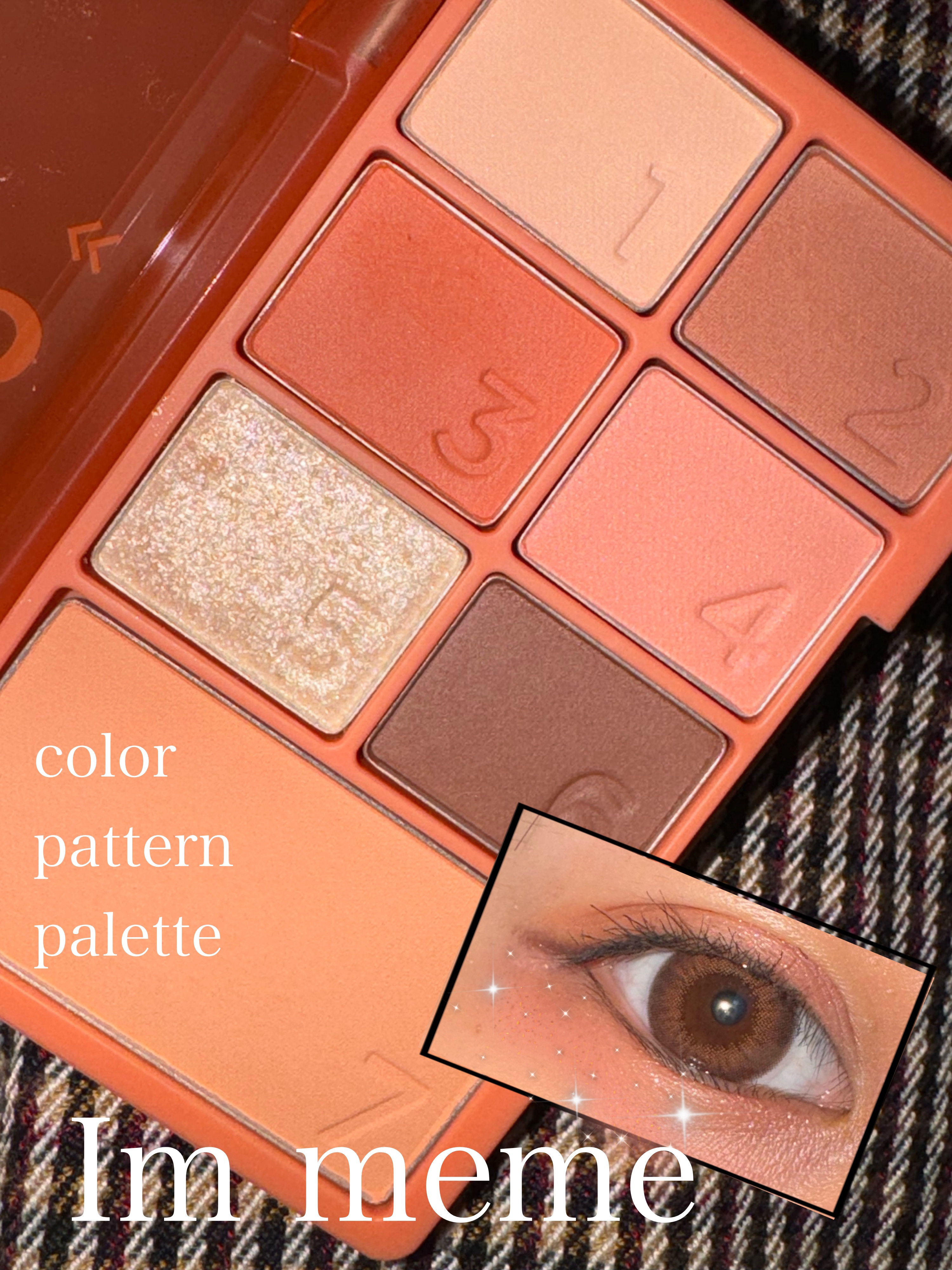 カラーパターンパレット/i’m meme/マルチパレットを使ったクチコミ（1枚目）