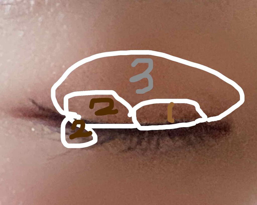 UR GLAM　BLOOMING EYE COLOR PALETTE/U R GLAM/アイシャドウパレットを使ったクチコミ（3枚目）