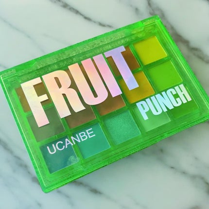 FRUIT PUNCH/UCANBE/アイシャドウパレットを使ったクチコミ(2枚目)
