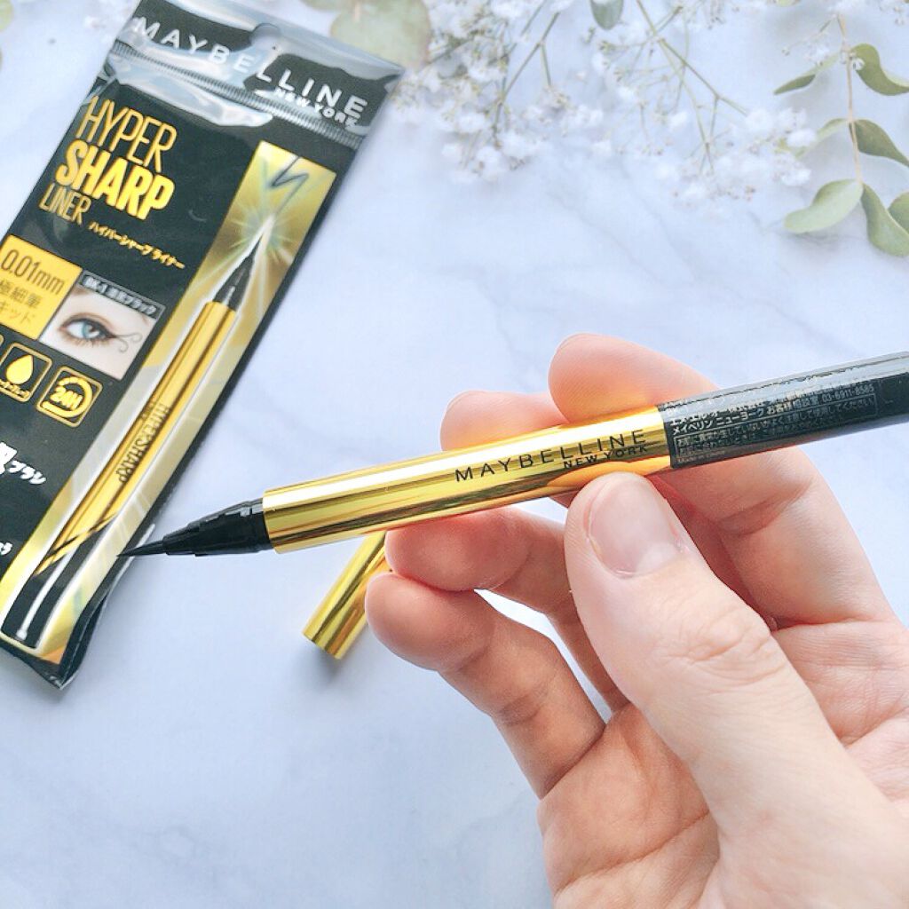 ハイパーシャープ ライナー R/MAYBELLINE NEW YORK/リキッドアイライナーを使ったクチコミ（3枚目）