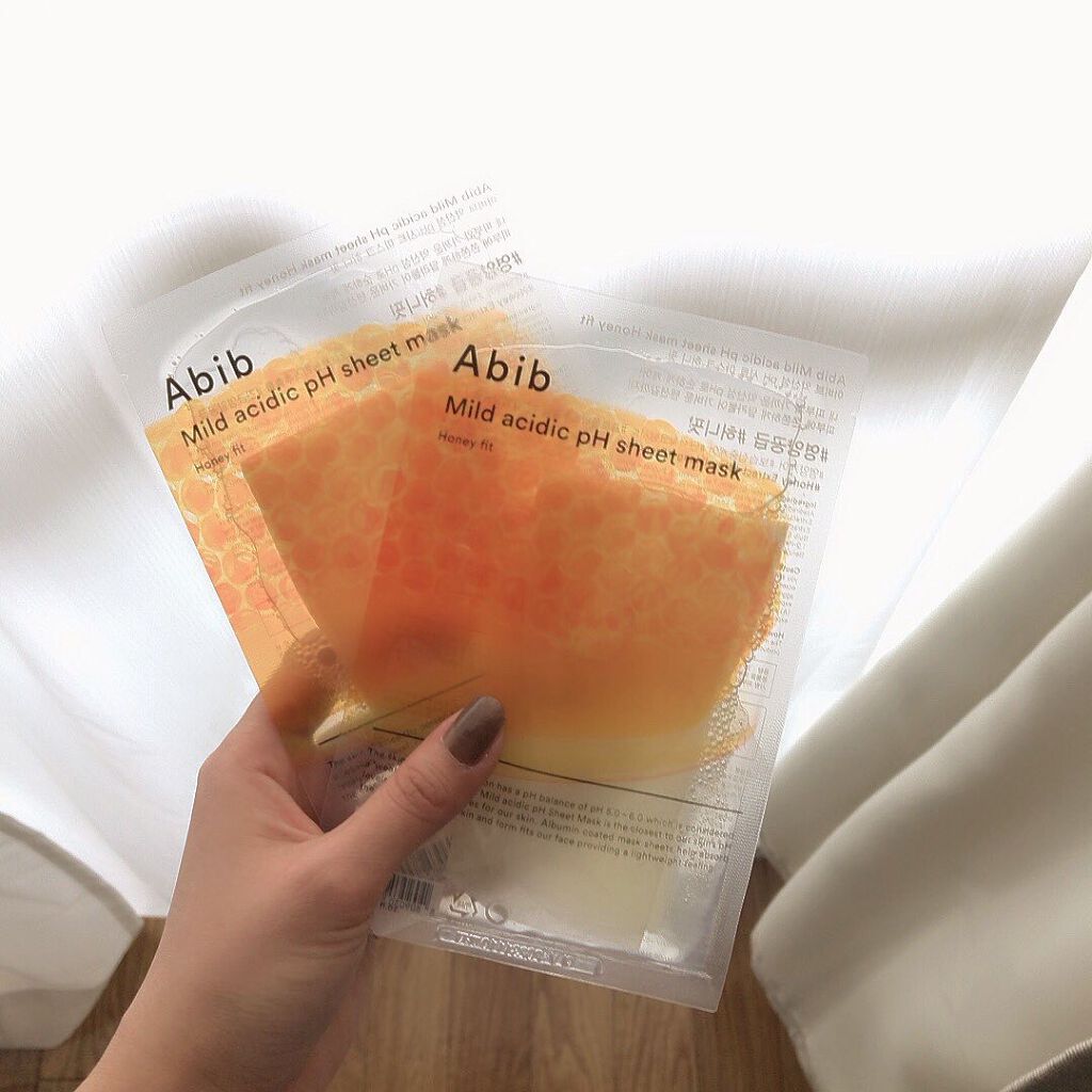 弱酸性pHシートマスク ハニーフィット/Abib /シートマスク・パックを使ったクチコミ(2枚目)