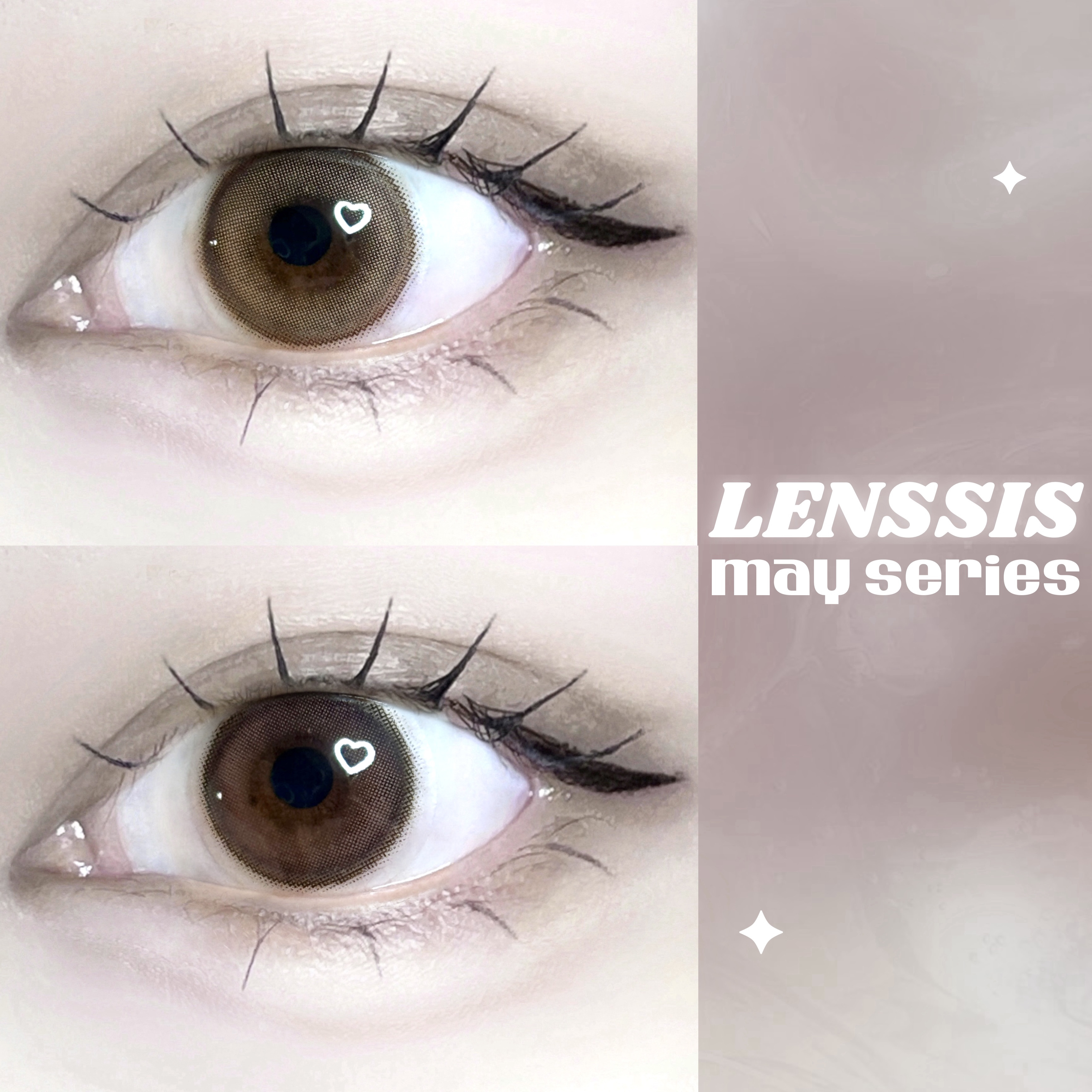 LENSSIS MAYのクチコミ「＼レンシス新作カラコン♡メイコーラル&メイピンク／

🛒LENSSIS
メイシリーズ

使用期.....」（1枚目）