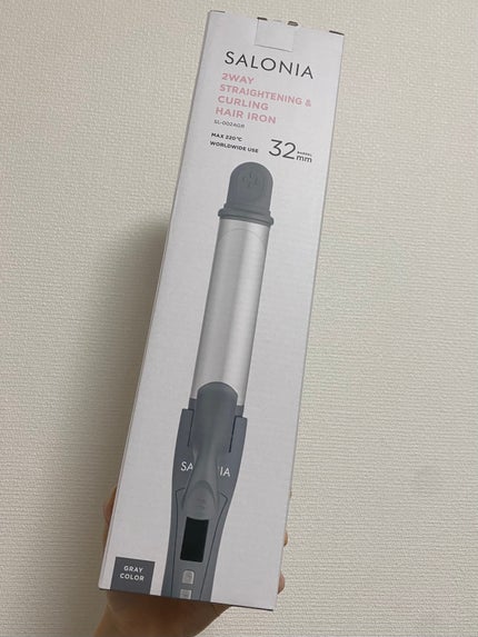 SALONIA 2WAYヘアアイロン グレー(WEB限定)/SALONIA/その他ヘアアイロンの画像