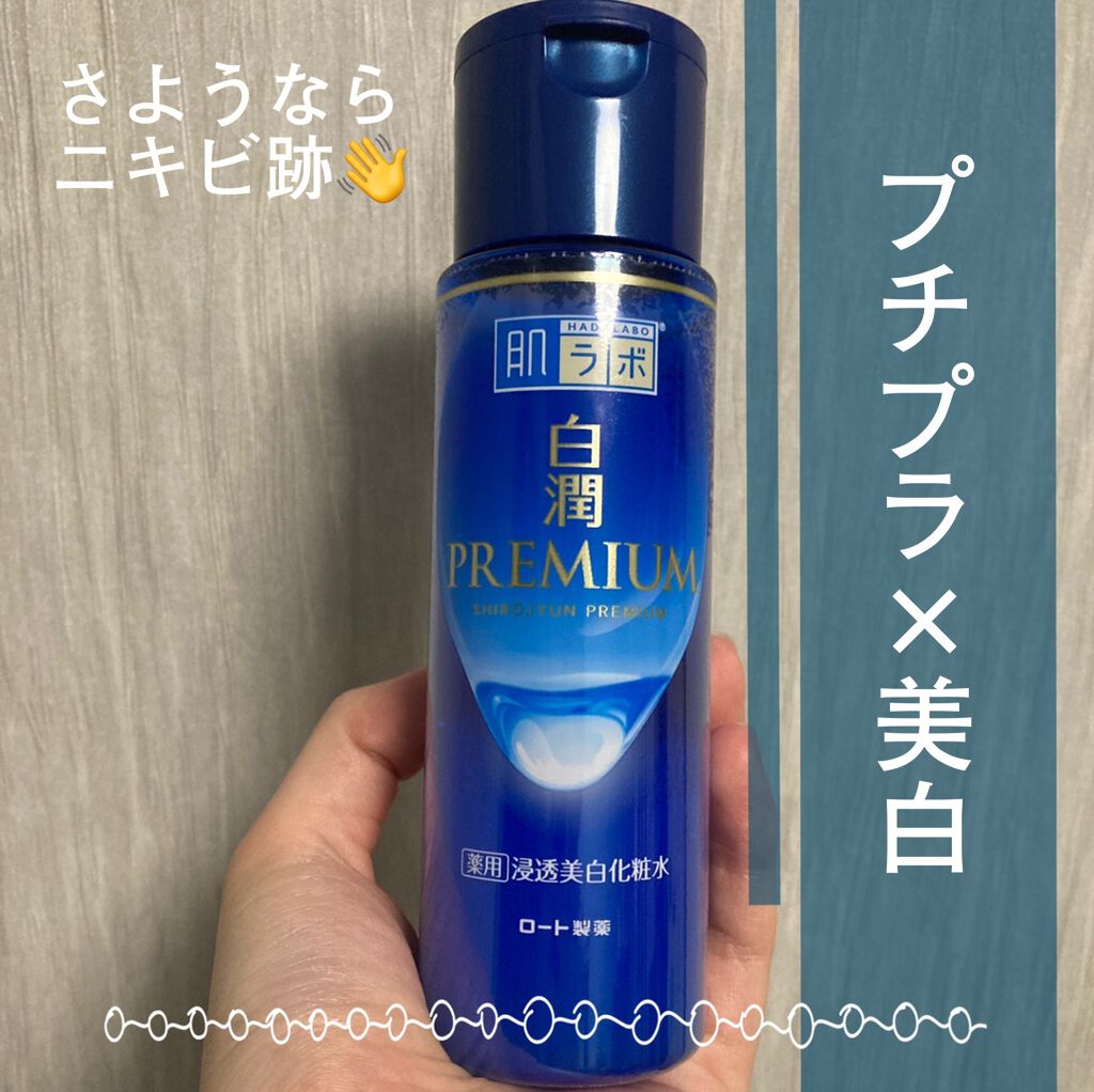 白潤プレミアム薬用浸透美白化粧水/肌ラボ/化粧水を使ったクチコミ（1枚目）