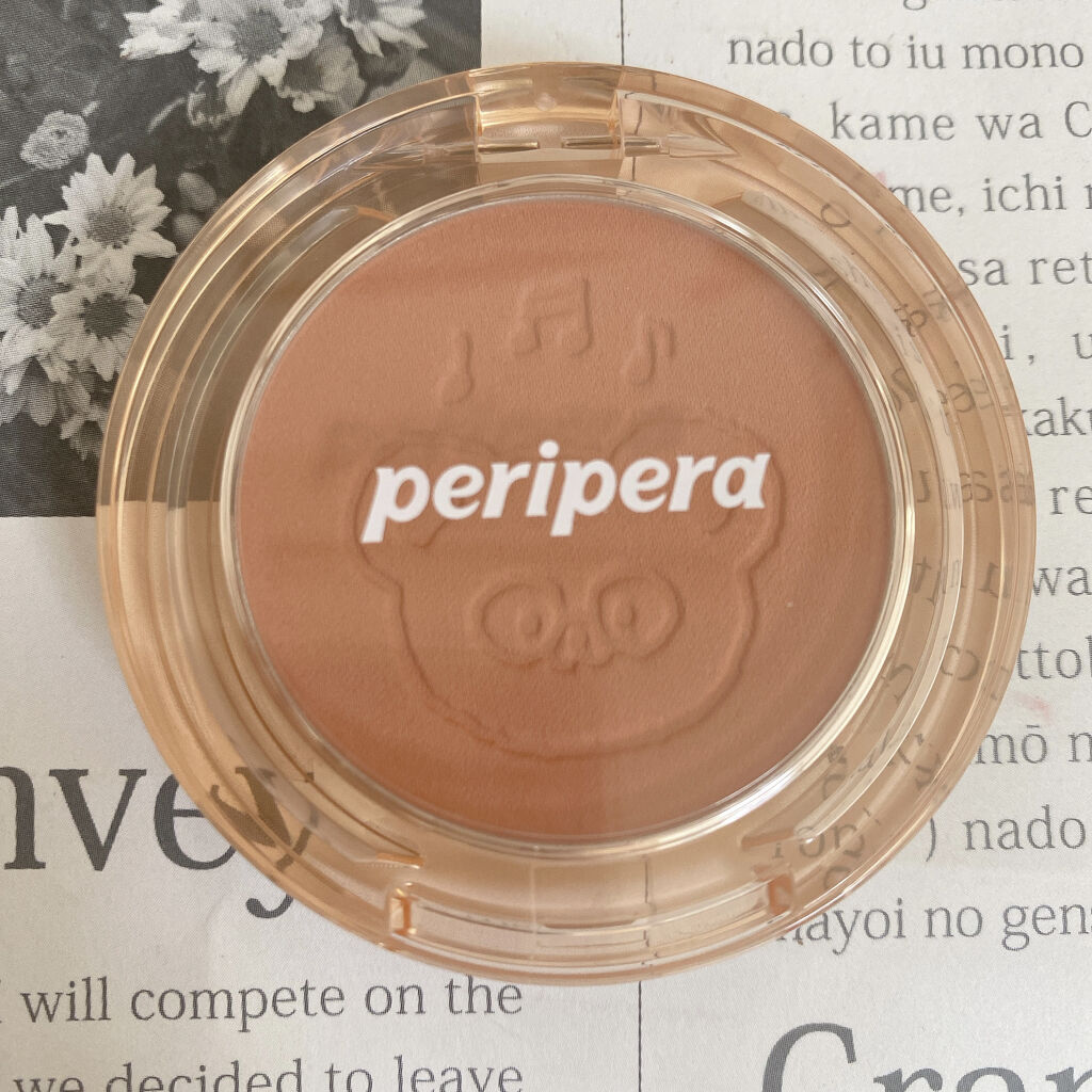 ピュア ブラッシュド サンシャイン チーク/PERIPERA/パウダーチークを使ったクチコミ（2枚目）